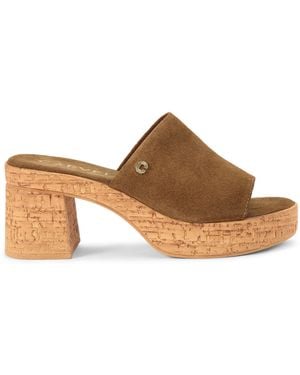 Carvela Kurt Geiger Suede Genova Sandals - Brown