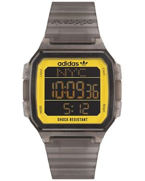 adidas Originals Digital One Gmt Watch Aost22554 - Metallic