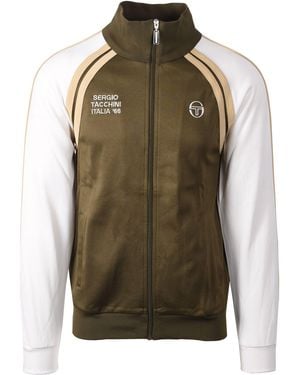 Sergio Tacchini Ghibli Davis Track Top Dark/Gardenia/Mojave Des Cotton - Green
