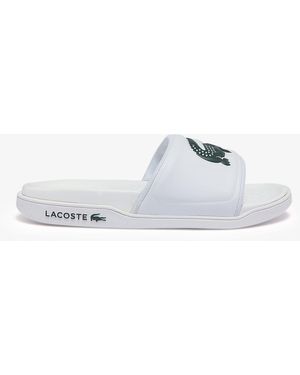 Lacoste Croco Dualsite Sliders - White