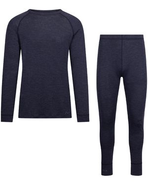 DLX Trespass Demian -Basislagenset Voor Volwassenen (Marine Marl) - Blauw