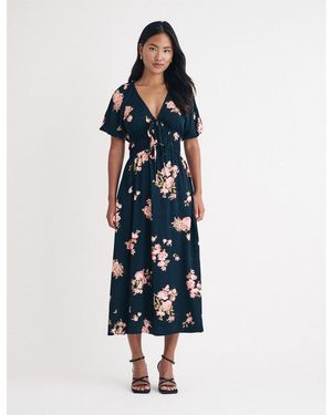 Nobody's Child Nobodys Cory Midi Dress - Blue