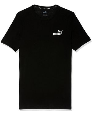 PUMA Essentials Small Logo T-Shirt Tee - Black