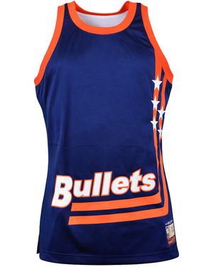 Mitchell & Ness Nba Washington Bullets Retro 70-77 Vest - Blue