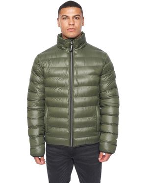 Duck and Cover Shemmy Two Quilted Jacket - Green