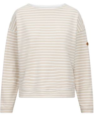 Trespass Ladies Soothing Striped Marl Top (Soft) - White