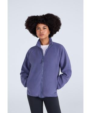 Mountain Warehouse 'Stockholm' Fleece Jacket Full Zip Warm Cosy Jumper - Purple