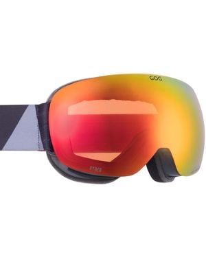 G.O.D Eyewear Ryder Uv400 Ski Snowboard Goggles With Anti-Fog Mirror Double Lens - Orange