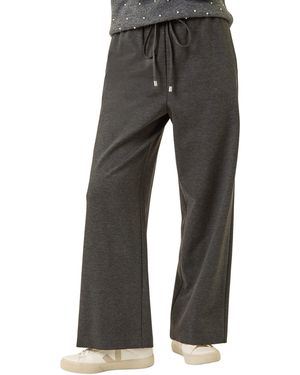 Roman Petite Drawstring Ponte Trouser - Grey