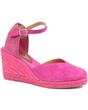 Jones Bootmaker Arabella Wedge Sandals - Pink