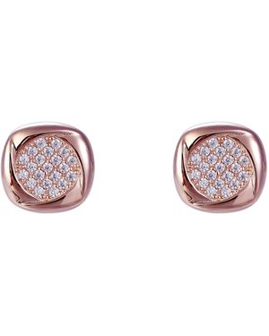 Orphelia 'Amalia' 925 Sterling Stud Earrings - Pink