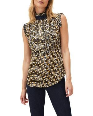 Phase Eight Bari Print Blouse - Yellow