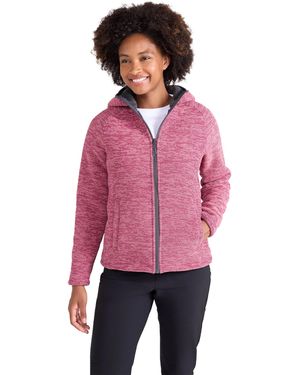 Mountain Warehouse Hayfield Melange Faux Fur Gevoerde Fleece Top - Rood