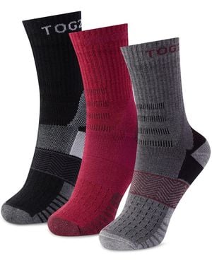 TOG24 Wels 3Pack Trek Socks - Red