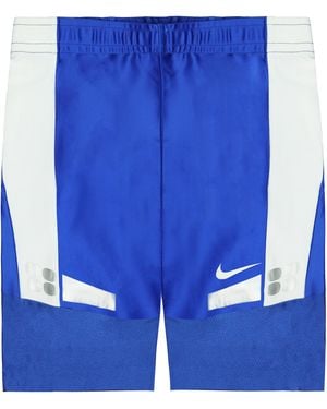 Nike Dri-Fit Stretch Waist Running Shorts 713586 460 - Blue