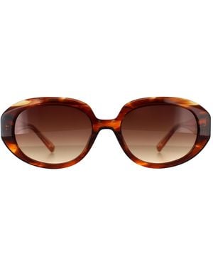 Ted Baker Oval Horn Gradient Tb1689 Penny - Brown