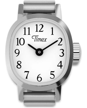 Timex Cavatina Mini Watch Tw2Y70700 Stainless Steel - Grey