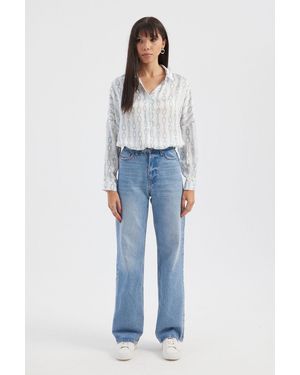 Hiccup Geometric Shirt - Blue