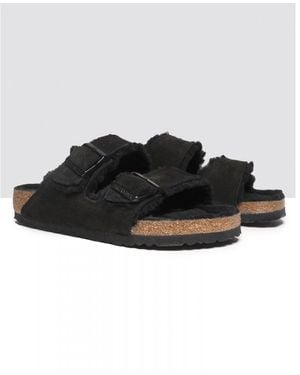 Birkenstock Arizona Vl Shearling Sandals - White