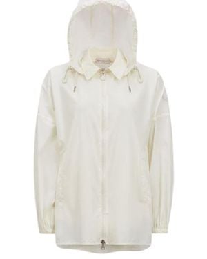 Moncler Polyamide Clothing Jacke - White
