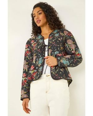 D.u.s.k Reversible Printed Quilted Jacket - Multicolour