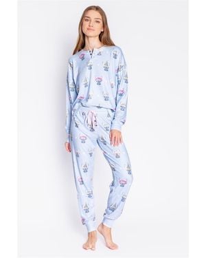 Pj Salvage Birthoodyay Pyjama - Blue