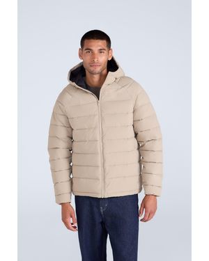 Mountain Warehouse 'Light Cloud Cosi' Padded Jacket With Zipped Pockets Water Resistant Coat - Blue