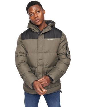 Crosshatch Bentlays Hooded Jacket - Grey
