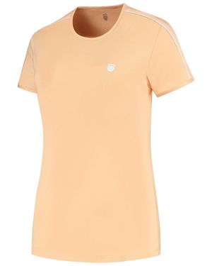 K-swiss Swiss Crew Neck Regular Fit T-Shirt - Orange