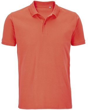 Sol's Planet Piqué Organic Polo Shirt (Pop) - Orange