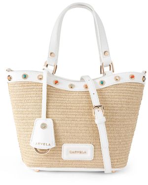 Carvela Kurt Geiger Amalfi Mini Stone Bag - White