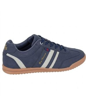 Ben Sherman Feedback Faux Nubuck Trainers - Blue
