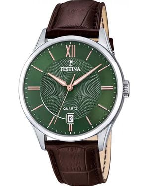 Festina F20426-8 Classic Watch - Green