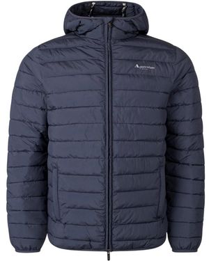 Aquascutum Active Rlg 100 Gr Hooded Jacket - Blue