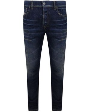 DIESEL 1995 D-Sark Dark Denim Trousers - Blue