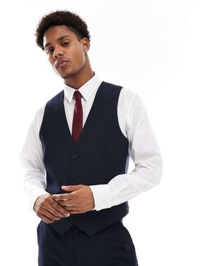 ASOS Slim Suit Waistcoat - Blue