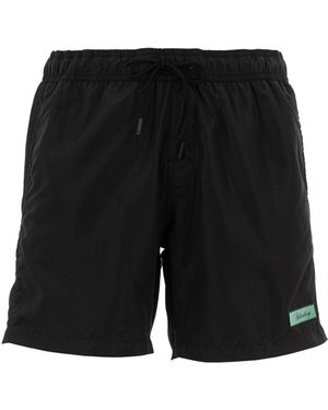 Bikkembergs Swimshorts Bubble Graffiti - Black
