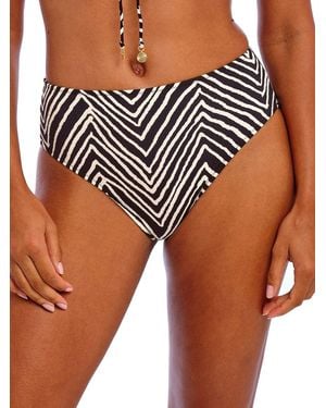 Freya Fiji Falls High Waist Bikini Brief - Brown