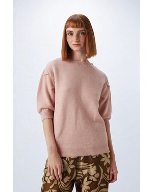 GUSTO Knit Top - Pink
