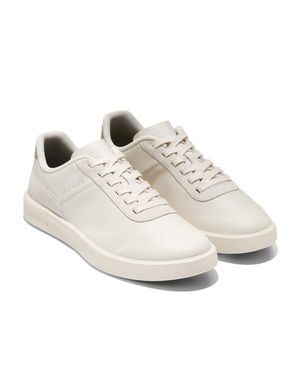 Cole Haan Grand Crosscourt Packaway Leather Trainers - White