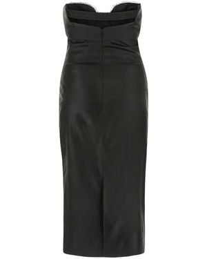 Saint Laurent Satin Dress - Black