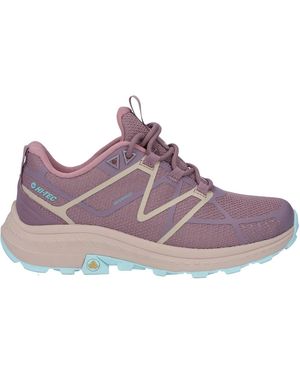 Hi-Tec Mauna Waterproof Trail Shoes - Purple