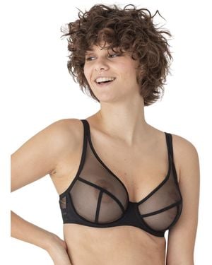Maison Lejaby Nufit 3 Panel Underwired Bra - Black