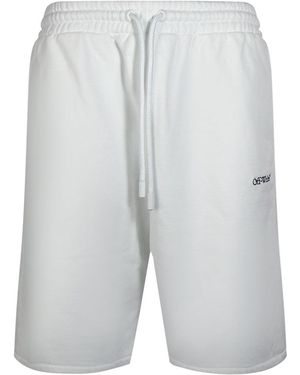 Off-White c/o Virgil Abloh Stitch Diags Skate Sweatshorts - Grey