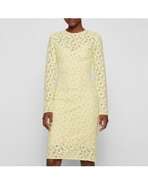 BOSS Drealina Dress - Yellow