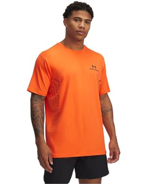 Under Armour Vanish Energy Short-Sleeve Performance Gym Top - Orange