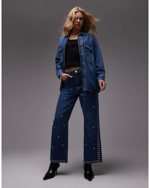 AllSaints Allsaints Blake Studded Jeans - Blue