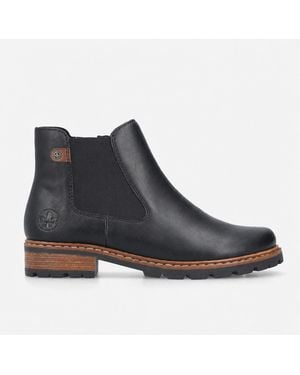Rieker Z9354 Ankle Boots/Mahogany - Black
