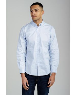 Tokyo Laundry Light Cotton Oxford Long Sleeve Shirt - White