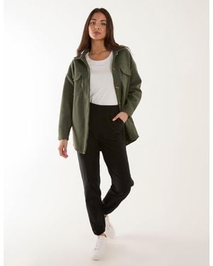 Blue Vanilla Cuff Trousers - White